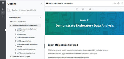Best Price Guarantee ✅ CompTIA DataX CertMaster Perform (V1)