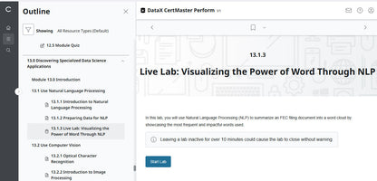 Best Price Guarantee ✅ CompTIA DataX CertMaster Perform (V1)